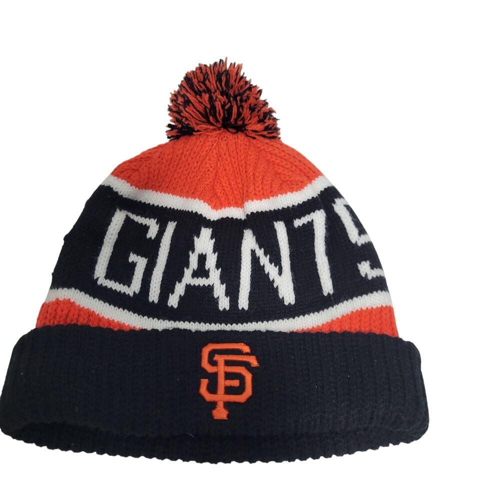 San Francisco Giants 47 Brand Cuffed Knit Beanie Hat With Ball Tassel 42926-1345